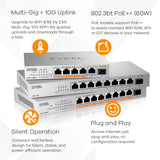 1 x RAW Customer Returns Zyxel 5-Port 2.5GbE Unmanaged PoE Switch with 1 Port 10G SFP  - RRP €125.47