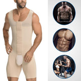 1 x RAW Customer Returns AIEOE Men s Shapewear Full Body Bodysuit Butt Lifter Compression Figure Shaping Underwear Adjustable Hook - Begie,M - RRP €44.11