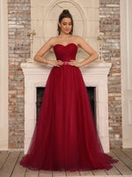 1 x RAW Customer Returns Misshow ball gown, long, elegant, vintage, off-the-shoulder, with sequins, women s dress, long, chic, evening, burgundy, 42 - RRP €96.13