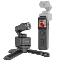 1 x RAW Customer Returns Feiyu Pocket 3 with Wireless Remote Control - 4K Vlog Camera with 3-Axis Gimbal, Face Tracking, Magnetic Stand, 130 Wide Angle and F2.0 Aperture, Pocket-Sized Camcorder for Photography - RRP €389.0