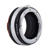 1 x RAW Customer Returns PHOLSY Lens Adapter with Aperture Control Ring for Nikon F Lens G - Type and Leica L Mount Camera Body for Leica SL2, SL2-S, CL, TL2, Lumix S5, S1, BS1H, Sigma fp, fp L - RRP €37.3