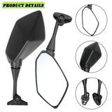 1 x RAW Customer Returns AULESSE 1 Pair E57 Motorcycle Mirrors, Universal 360 Adjustable Motorcycle Side Mirrors for CBR600 CBR900 CBR1000 F4 HYOSUNG GT125R GT250R GT650R GT650S - RRP €21.99