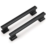 1 x RAW Customer Returns LONTAN Pack of 10 Furniture Handles Black 128 mm Hole Spacing Cabinet Handles Vintage Kitchen Handles Black Handles Aluminum Alloy Drawer Handles Handles for Kitchen Cabinets Bathroom - RRP €30.12