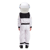 2 x RAW Customer Returns Astronaut Pilot NASA Suit Costume Kit with Helmet Movable Visor for Kids, Boys, Girls, Children Space Role Play Dress up, Classroom, Halloween Party Favors White, Medium  - RRP €92.76