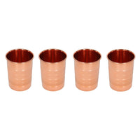 1 x RAW Customer Returns Zap impex luxury pure copper jug with 4 glasses of gold - RRP €49.99