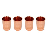 1 x RAW Customer Returns Zap impex luxury pure copper jug with 4 glasses of gold - RRP €49.99