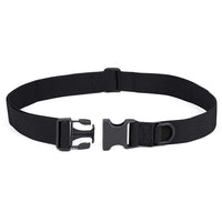 1 x RAW Customer Returns Selighting Tactical Belt Quick Release Military Nylon Webbing Molle Adjustable Strap with Quick Release Black  - RRP €10.07