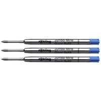 1 x RAW Customer Returns Rotring Jumbo Ballpoint Pen Refills, Medium Tip, Blue, Pack of 3 - RRP €13.9