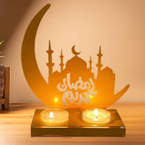 35 x Brand New Candle Holder, Ramadan Eid Mubarak Decoration, Ramadan DIY Lamp, EID Mubarak Decor, Eid Mubarak Table Decoration, Ramadan Decoration, Ramadan Candle Holder for Muslim Home Decoration Gift - RRP €714.0