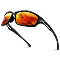 1 x RAW Customer Returns LINVO Men s Sunglasses Polarized Lightweight TR90 Frame Sport Glasses Driving Cycling Fishing 100 UV400 Protection CAT 3 CE - RRP €21.98