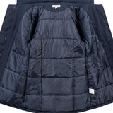 1 x RAW Customer Returns Elara Women s Winter Parka Coat Faux Fur Chunkyrayan 20401 Dark Blue 42 XL  - RRP €90.44