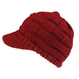 29 x Brand New WKTRSM Winter Beanie Hat Warm Knitted Hats Women Warm Soft Baseball Hats Ski Cap with Ponytail Hole Red  - RRP €696.0