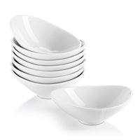 1 x RAW Customer Returns LIFVER porcelain bowl set - 8-piece dessert bowls 90ml - white dip bowls for ice cream, sauce, snack, dessert, dishwasher and microwave safe - RRP €23.17