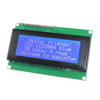 1 x RAW Customer Returns WayinTop 20x4 2004 LCD Display Character Screen with TWI IIC I2C LCD Interface Adapter Blue 2004  - RRP €9.99