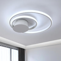 1 x RAW Customer Returns Toolight LED Ceiling Light 32W 3600LM, Modern Cold White 6500K Ceiling Lamp, Round LED Ceiling Light in Acrylic for Bedroom Kitchen Bathroom Living Room Balcony Corridor, 40cm - RRP €29.64