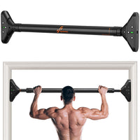 1 x RAW Customer Returns Sportneer Door Pull Up Bar, Screwless Over 200kg Capacity, Chin Up Bar, with Adjustable Adjustment Bar from 75 to 94cm, with PVC Mats - RRP €32.26