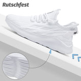 1 x RAW Customer Returns Oltyutc women s sneakers, summer shoes, sports shoes, sneakers, casual shoes, lightweight running shoes, outdoor breathable shoes, gym walking shoes, white EU 41 - RRP €37.99