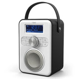 1 x RAW Customer Returns DAB DAB Plus FM radio with Bluetooth, portable digital radio battery operated, kitchen radio battery operated with USB charging for a playback time of 10 hours - RRP €45.37