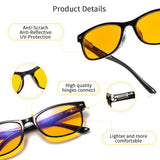 1 x RAW Customer Returns Suertree Blue Light Glasses 95 Anti-Blue Light Reading Glasses Yellow Glasses UV Protection Computer Glasses Game Glasses for PC 1.5X BM163 - RRP €20.16