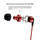 1 x RAW Customer Returns SoundMAGIC E80 Wired Earbuds without Mic, Audiophile HiFi Stereo Headphones, Noise Isolating In-Ear Headphones, Comfortable Fit, Excellent Bass, Black-Red - RRP €35.99