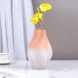 5 x Brand New XIAOMAGG Frosted Glass Vase Twisted Irregular Shape Vase Contemporary Style Vase Package for Indoor Use Pink Small  - RRP €102.0