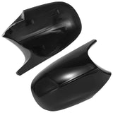 1 x RAW Customer Returns Rearview Mirror Cover Replacement for BMW E81 E82 E87 E88 E90 E91 E92 E93 2010-2013 LCI Model, Car Mirror Caps ABS Rearview Mirror Cap Replacement Accessories Black  - RRP €57.28