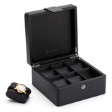 1 x RAW Customer Returns Vlando watch box men, 6 watches leather watch box, watch box watch storage, watch box with PU watch cushion, jewelry box gift Father s Day, dad gift - RRP €33.99