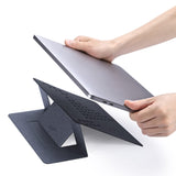 1 x RAW Customer Returns MOFT Invisible Slim Laptop Stand, Instant On Off, Adjustable Golden Viewing Angles, Compatible with Laptops up to 17 Inches - RRP €35.28