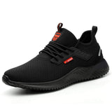 6 x Brand New ZOEASHLEY Men s Safety Shoe Lightweight and Comfortable Safety Sneaker, 144 Black, 44 EU - RRP €149.88