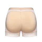 1 x RAW Customer Returns Vevarble Women s Underwear Padded Push Up Panties Girdle Pants Butt Lifter Enhancer Shapewear Beige S - RRP €18.99