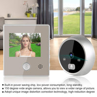 1 x RAW Customer Returns Video door intercom doorbell, video doorbell, 3 inch night vision video doorbell access system door camera with 105 wide angle for home office apartment - RRP €46.8