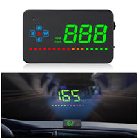 1 x RAW Customer Returns Head up display car, HUD GPS iKiKin car HUD display for all cars and trucks, windshield LED projector, HUD reflective film, GPS speedometer, plug play - RRP €32.99