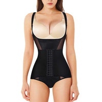 1 x RAW Customer Returns Gotoly Women s Shaping Bodysuits Slimming Shapewear Tummy Control Shapewear Waist Trainer Corset Full Body Shaper and Open Bust Bodysuit Black, M  - RRP €29.75