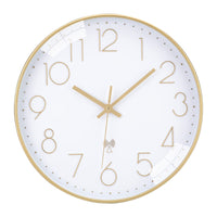 1 x RAW Customer Returns ACCSHINE Radio Controlled Wall Clock Without Ticking Noise Silent 30cm Quartz Battery Operated Large Wall Clock Easy to Read for Room Home Kitchen Bedroom Office School White  - RRP €31.36