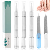 10 x Brand New TOPJOWGA Nail Care Pen, 3 St ck Health Routine Nail Care Pen mit 2 Nagelfeile, Nail Care Pen, Nail Health Care, Routine N gel Reinigen Care, Nourished Fingernails Fu n gel - RRP €180.0