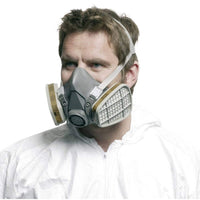 1 x RAW Customer Returns 3M 6000 Reusable Half Mask, Medium - RRP €29.56