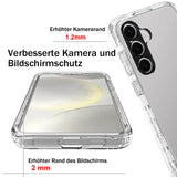 1 x RAW Customer Returns Leedia Full Body Compatible with S24 Plus Case 360 Degree Cell Phone Case Galaxy S24 Plus Shockproof Full Protection Case Transparent with Built-in Screen Protector Cover for Samsung Galaxy S24 Plus 5G 6.7  - RRP €18.14