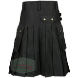 1 x RAW Customer Returns Active Men s Wedding Kilts Black, 34  - RRP €42.35