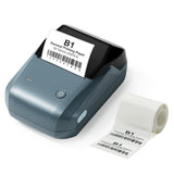 1 x RAW Customer Returns 2 inch label printer B1 with ribbons, Bluetooth thermal label maker small business sticker printer, suitable for all purpose labels barcode price text, compatible with iOS Android - RRP €59.0