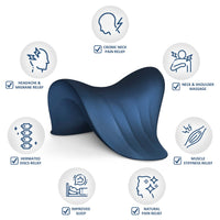 8 x Brand New Anzorhal Cervical, Cervical neck remedies, Neck pillow, Cervical neck pillow, Cervical neck, Flexit cervical device softer ocean Blue  - RRP €182.4