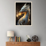 8 x Brand New 5D Diamond Art Painting Kit, Diamond Painting Pictures Set, Diamond Painting Rhinestone Embroidery Painting Painting Set for Adults, Children, Home, Wall Decorations Dragon G  - RRP €55.92