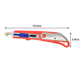 1 x RAW Customer Returns Zaky Plexiglass Sheet Metal Cutter 1 Piece Plexiglass Discs Plastic Knife and 10 Pieces Blades Set Total 11 Pieces Red  - RRP €8.36