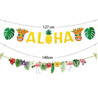 22 x Brand New Hawaiian Luau Party Decoration Hawaiian Photo Booth Selfie Props,Flamingo Hawaiian Luau Banner and Hanging Decor Party Supplies - RRP €448.8