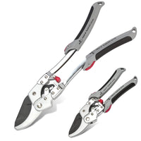 1 x RAW Customer Returns FISHTEC Telescopic rack and pinion shears with anvil - effortless - Pruning shears up to 20mm - Garden shears - with locking mechanism - Steel blade - Ergonomic non-slip handle - Manual pruning shears - RRP €26.4