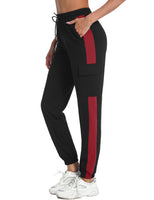 1 x RAW Customer Returns Marvmys Jogging Pants Women Cotton Contrasting Colors Sports Pants Long Tracksuit Pants Women Training Pants Style BC XL - RRP €22.99