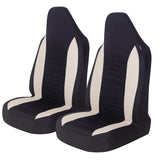 1 x RAW Customer Returns AUTOYOUTH Car seat covers, front seats, car seat protectors for dogs, children, sports, work, workshop, etc. Bucket type integrated car seat protectors, car seat covers with airbag, universal car seat cover, beige - RRP €31.46