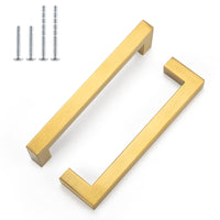 1 x RAW Customer Returns LONTAN 10 Pieces Kitchen Cabinet Handles 128mm Kitchen Handles Cupboard Handles Drawer Handles Brass Stainless Steel Handle Vintage Furniture Handles Kitchen Door Handles - RRP €30.24