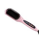 1 x RAW Customer Returns Straightening brush hair straightener brush straightening brush hair straightening comb for straightening for women long hair ion technology reduces frizz 120 C-230 C for all hair types 30 seconds quick heating - RRP €33.59