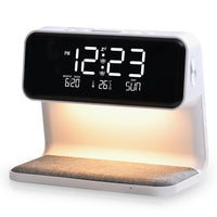 1 x RAW Customer Returns WILIT 10W bedside lamp with charging function, wake up light alarm clock touch dimmable, night light table lamp with 3 levels of brightness for bedroom living room office - RRP €36.29