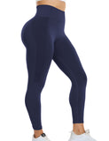 1 x RAW Customer Returns ZAAYO Sports Leggings for Women Scrunch Butt Gym High Waist Push Up Booty Leggings Navy, Small - RRP €27.22